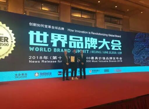 萨米特跻身世界品牌百亿俱乐部