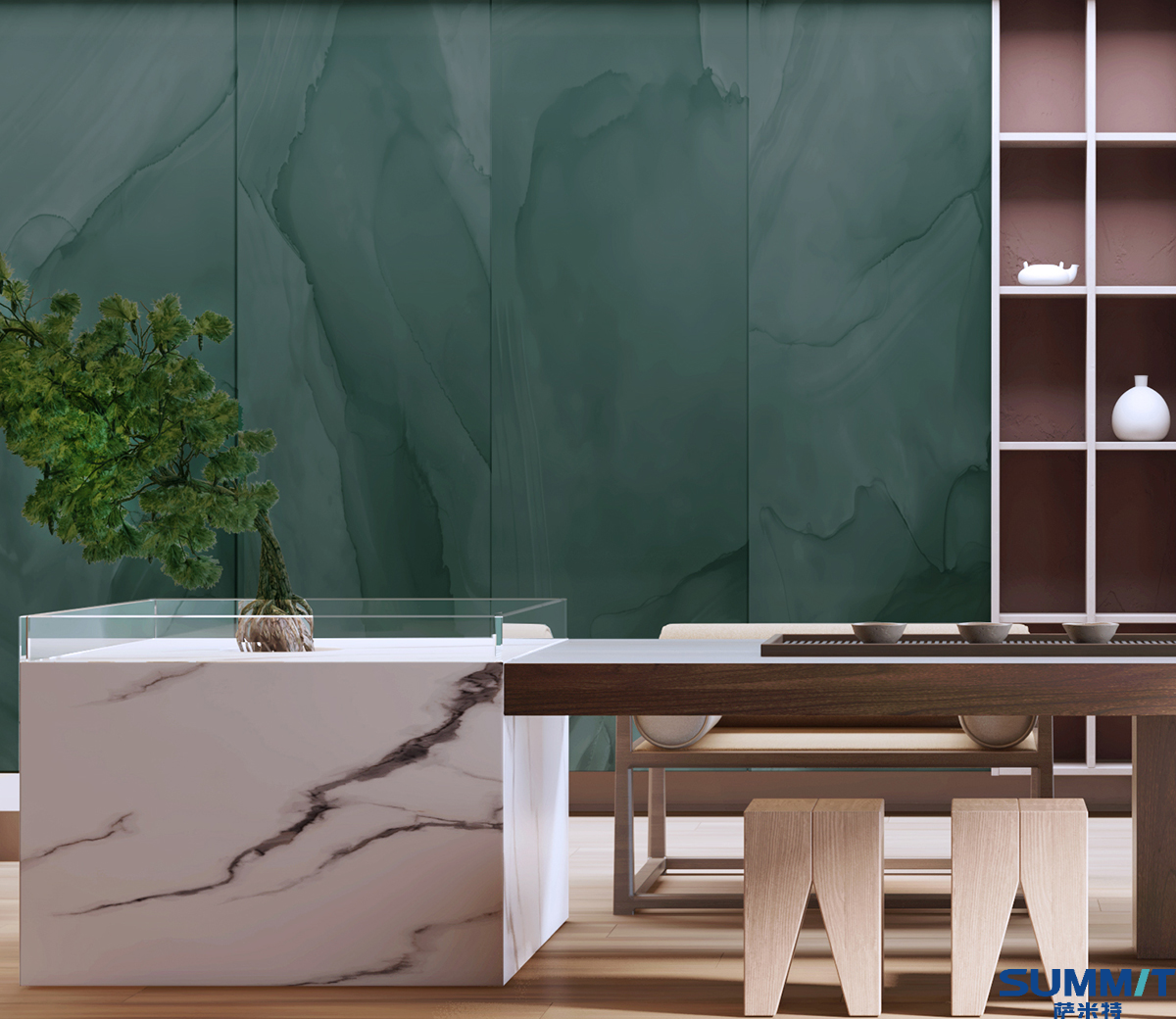 千里山色 SF-3LG260809-152 春辰 800x2600mm