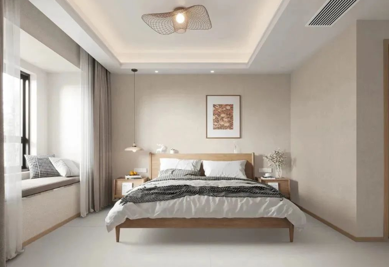 卧室岩板上墙，把高级睡眠空间搬进家！